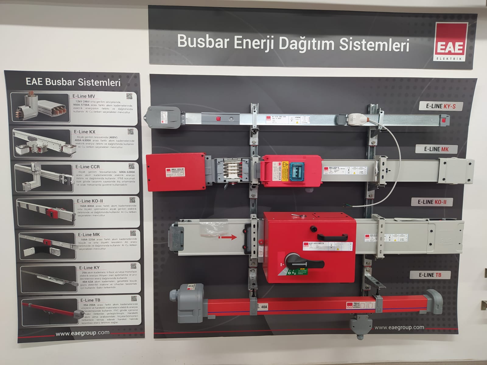 EAE Busbar Enerji Dağıtım Sistemleri Eğitim Seti 1-Fotoğraf